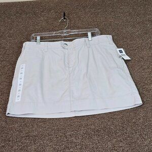 Gap favorite Khaki mini skirt Beige Sz 14 NWT
